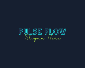 Neon Light Wordmark logo design