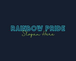 Neon Light Wordmark logo design