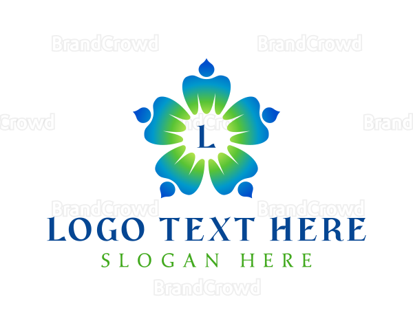 Wellness Flower Petals Logo