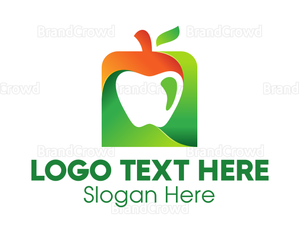 Gradient Apple App Logo