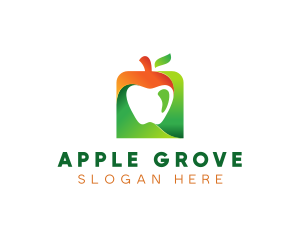 Gradient Apple App logo design