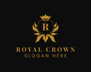 Royal Wreath  Crown Monarch logo design