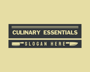 Kitchen Knives Culinary logo design