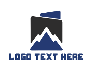 Alps - Blue Mountain Peak logo design
