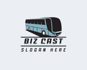 Tour Guide - Bus Tourist Shuttle logo design