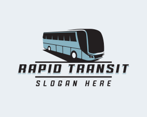 Shuttle - Bus Tourist Shuttle logo design