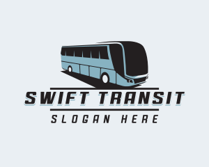 Transit - Bus Tourist Shuttle logo design