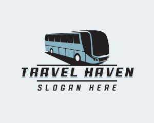 Tourist - Bus Tourist Shuttle logo design
