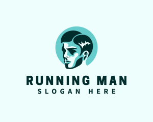 Handsome Man Face logo design