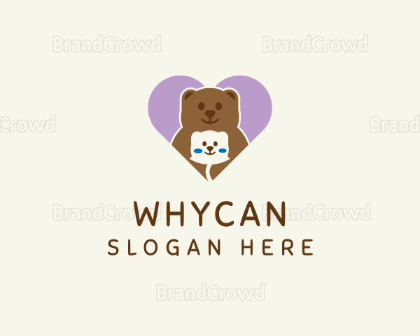 Cute Teddy Bear Logo