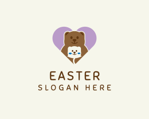 Teddy - Cute Teddy Bear logo design