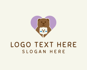 Cute Teddy Bear Logo