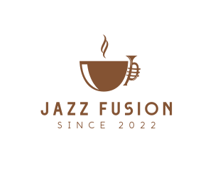 Jazz - Music Jazz Cafe Cup logo design