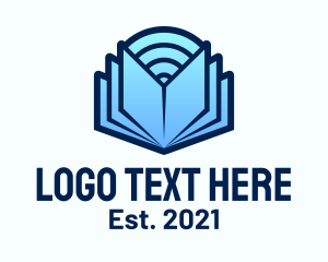 Device - Online Learning Book logo design