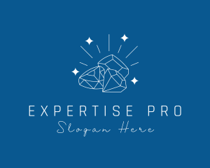 Sparkling Precious Stones logo design