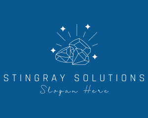 Sparkling Precious Stones logo design