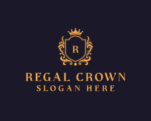 Shield Crown Royalty logo design