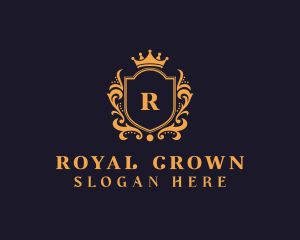 Shield Crown Royalty logo design