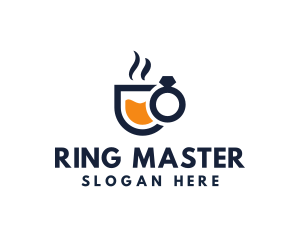 Ring - Coffee Cup Ring logo design