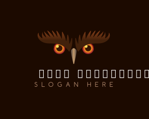 Owl - Avian Owl Eyes logo design