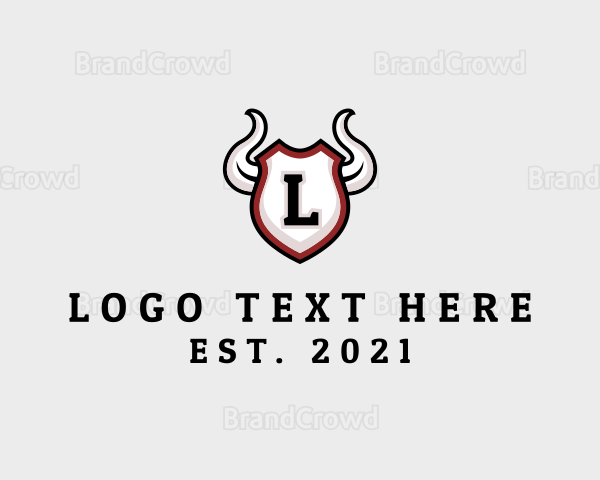 Viking Crest Horn Logo