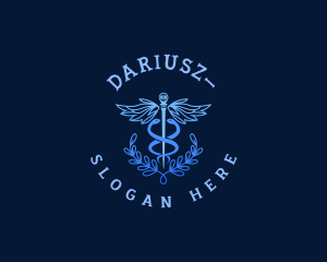 Nursing - Hospital Caduceus Nursing logo design