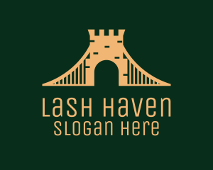 Golden Brick Bridge logo design