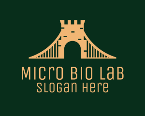 Golden Brick Bridge logo design