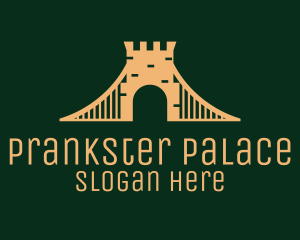 Golden Brick Bridge logo design