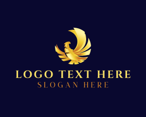 Firm - Corporate Eagle Wings logo design