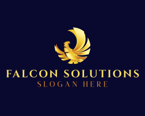 Corporate Eagle Wings logo design