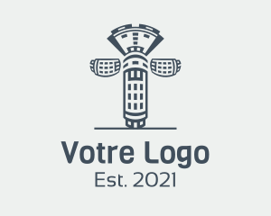 Native - Gray Modern Totem logo design