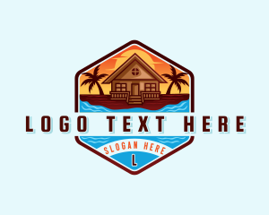 Shoreline - Beach Vacation Resort logo design