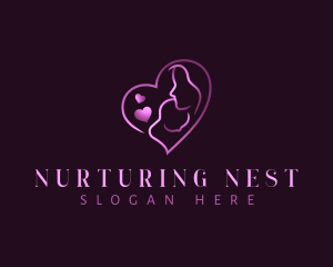 Mother - Mother Child Love logo design