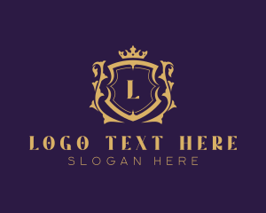 Law Firm - Royalty Shield Crest logo design