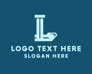 Lux - Diamond Lux Letter L logo design