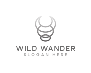 Wild Native Bull logo design