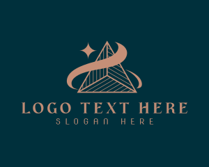 Entrepreneur - Triangle Company Swoosh logo design