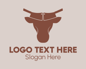 Cow - Cattle Beef Butcher logo design