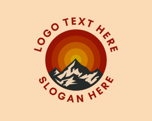Tourism - Mountain Forest Wanderer logo design