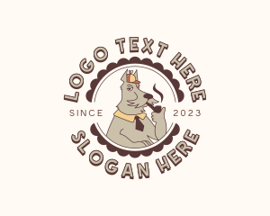 Pet Shop - Detective Cartoon Dog logo design