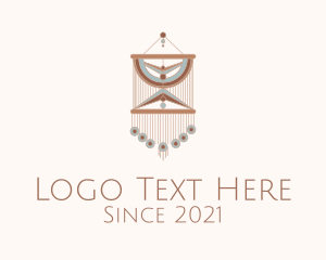 Adornment - Traditional Macrame Decor logo design