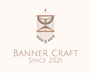 Traditional Macrame Decor  logo design