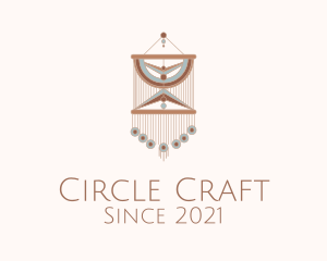 Traditional Macrame Decor  logo design