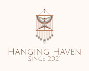 Traditional Macrame Decor  logo design