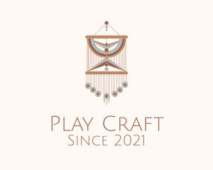 Traditional Macrame Decor  logo design