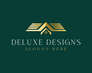 Deluxe - Roof Deluxe Realty logo design