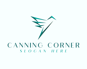 Avian Hummingbird Flight logo design