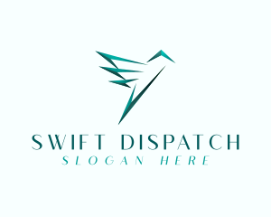 Dispatch - Avian Bird Hummingbird logo design