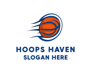 Basketball Fast Hoop logo design